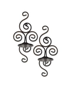 SCROLLWORK CANDLE SCONCES